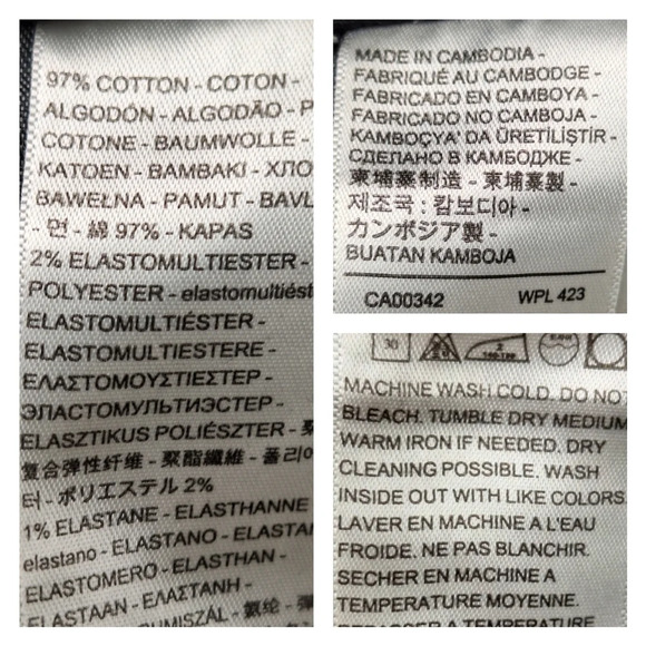 Levi's Black 501 Button Fly 26x30 Straight Leg Original Fit Frayed Raw Hem Jeans - Picture 10 of 15